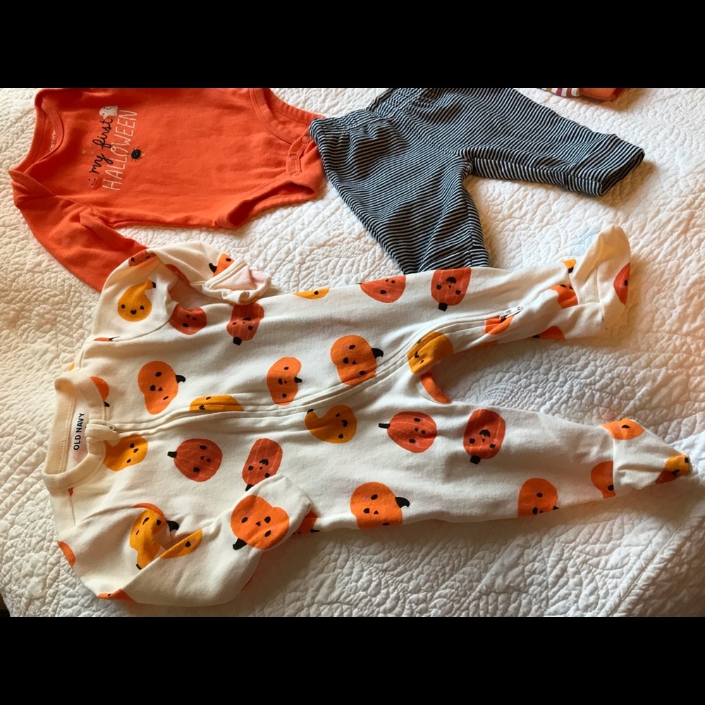 Lot of 3 baby fall outfits 0-6 months - Picture 7 of 7